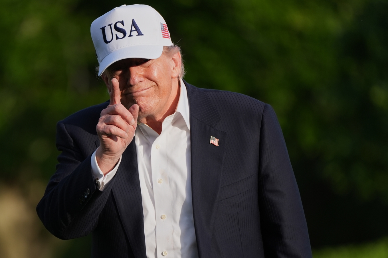 President Donald Trump är tillbaka i Washington efter statsbesöket i Kina. Foto: Jacquelyn Martin /AP/TT