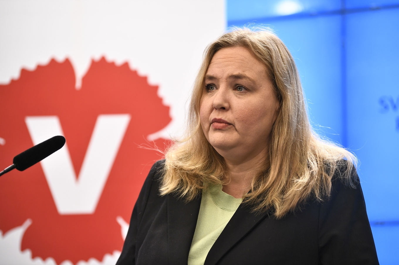 Ida Gabrielsson, Vänsterpartiets ekonomiskpolitiska talesperson, vill utreda en fastighetsskatt för dyra villor. Foto: Lars Schröder/TT