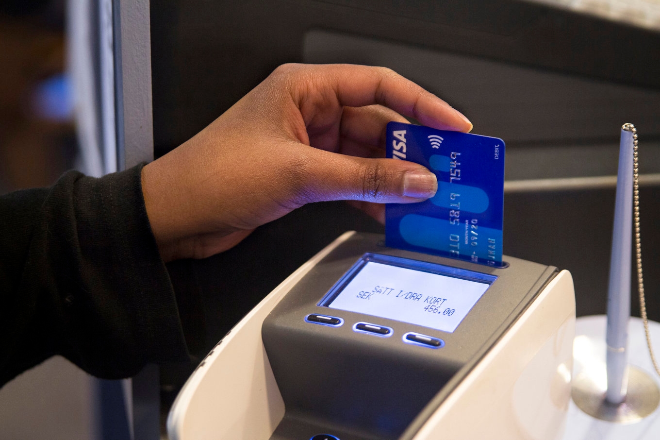 Det har varit problem med kortbetalningar i flera länder under torsdagen. Arkivbild. Foto: Isabell Höjman/TT