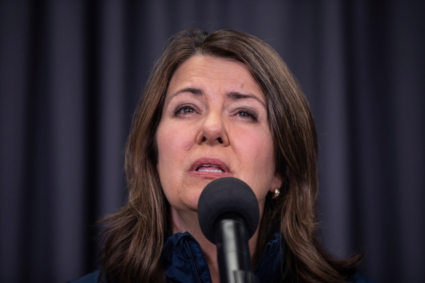 Albertas premiärminister Danielle Smith år 2023. Foto: Jason Franson/AP/TT