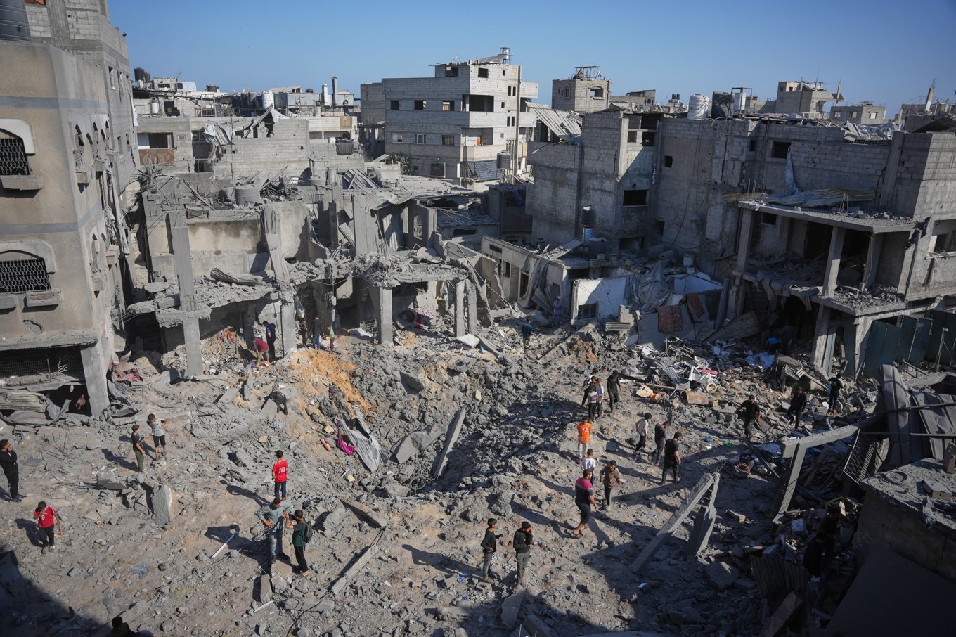 Regeringen skickar 235 miljoner i humanitärt stöd till Gaza. Arkivbild. Foto: Abdel Kareem Hana/AP/TT