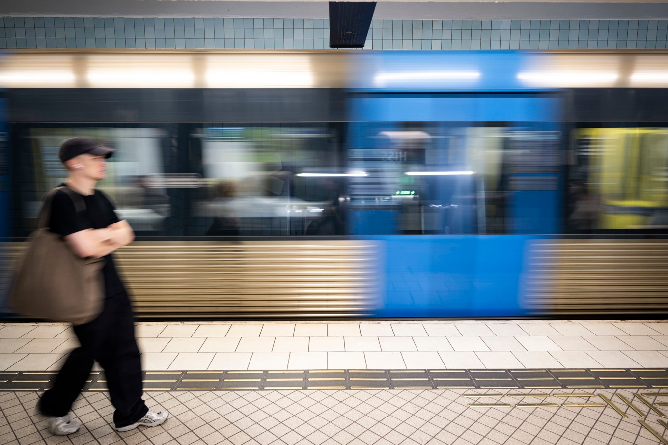 Stockholms tunnelbana dras med stora störningar. Arkivbild. Foto: Pontus Lundahl/TT