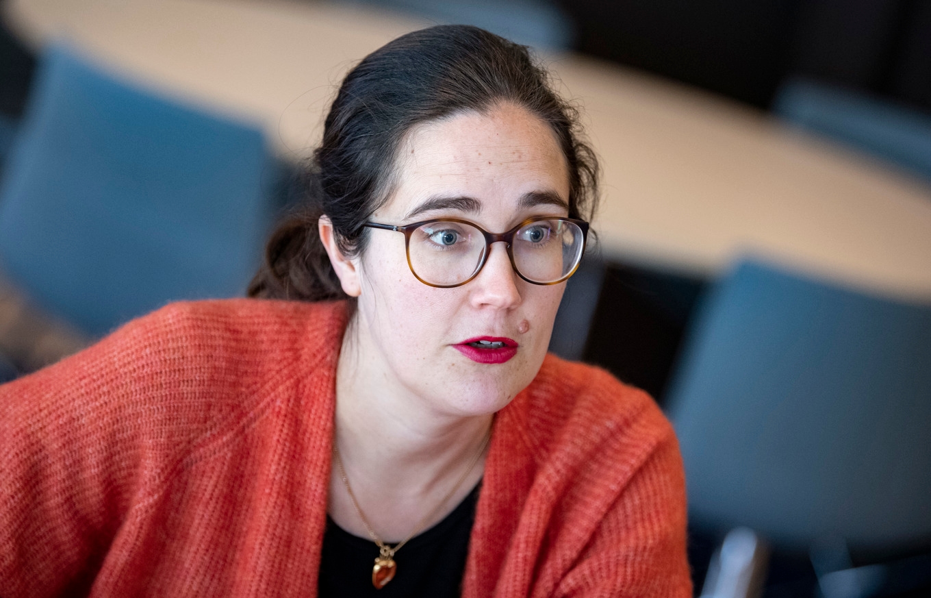 ”Vi har inte skrivit på något avtal än och är inte klara med förhandlingarna”, säger Anja Gatu, Författarförbundets ordförande. Arkivbild. Foto: Johan Nilsson/TT