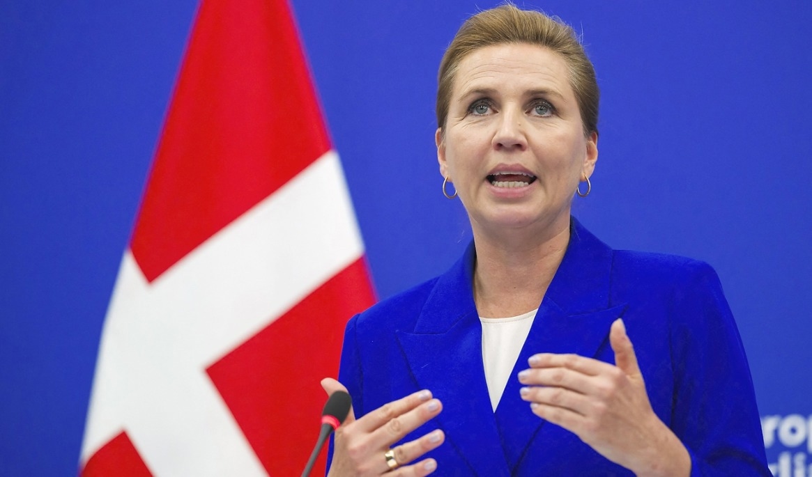 Mette Frederiksen. Foto: Jean-Christophe Verhaegen/AFP via Getty Images