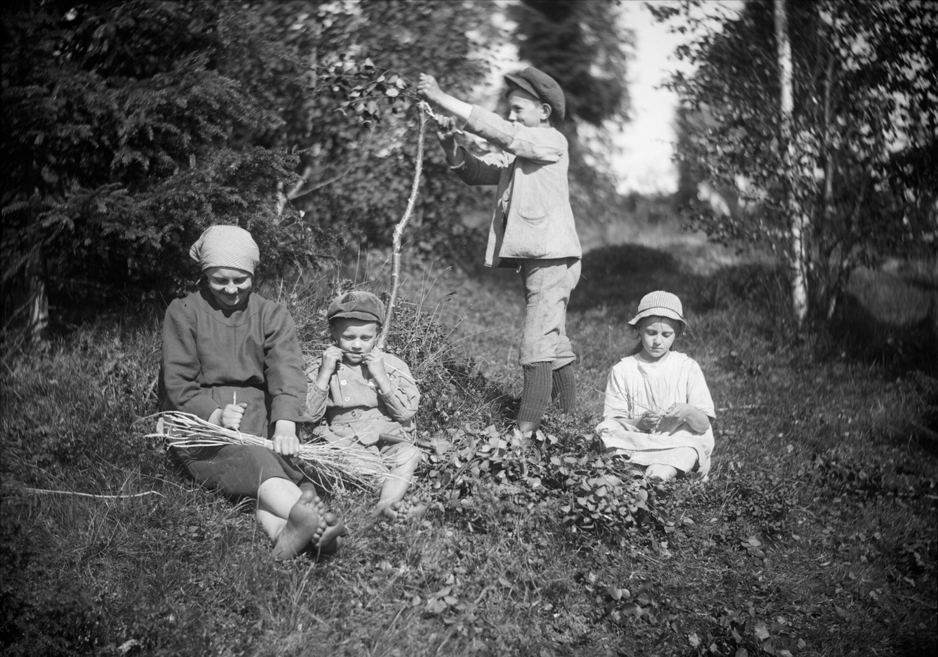 En förlorad kontakt med livet – kanske Willy Kyrklunds främsta tema. Fotografi av Nils Keyland (1867–1924). Foto: Nordiska museet/Wikimedia Commons