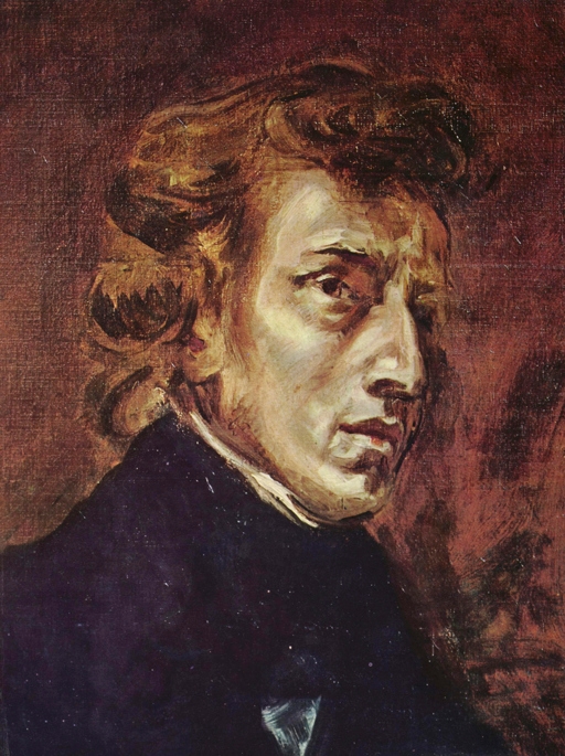 Frédéric Chopin porträtterad av Eugène Delacroix. Foto: Wikimedia Commons