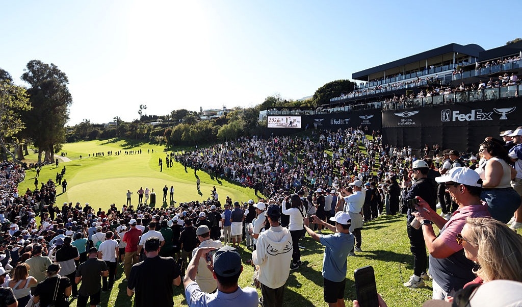 Riviera Country Club i Pacific Palisades, Kalifornien. Foto: Mike Mulholland/Getty Images)