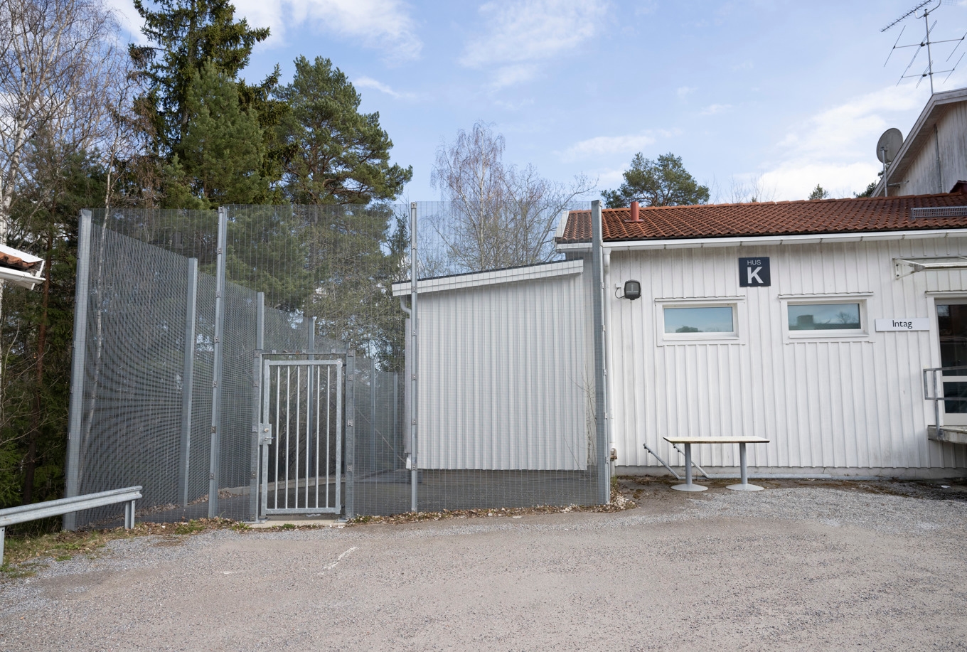 Inhängnad rastgård på ett Sis-hem, som rymmer många LVU-placerade unga. Arkivbild. Foto: Fredrik Sandberg/TT