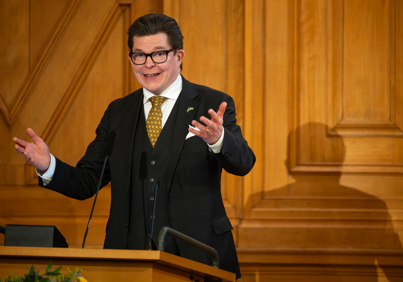 Talmannen Andreas Norlén. Arkivbild. Foto: Jonas Ekströmer/TT