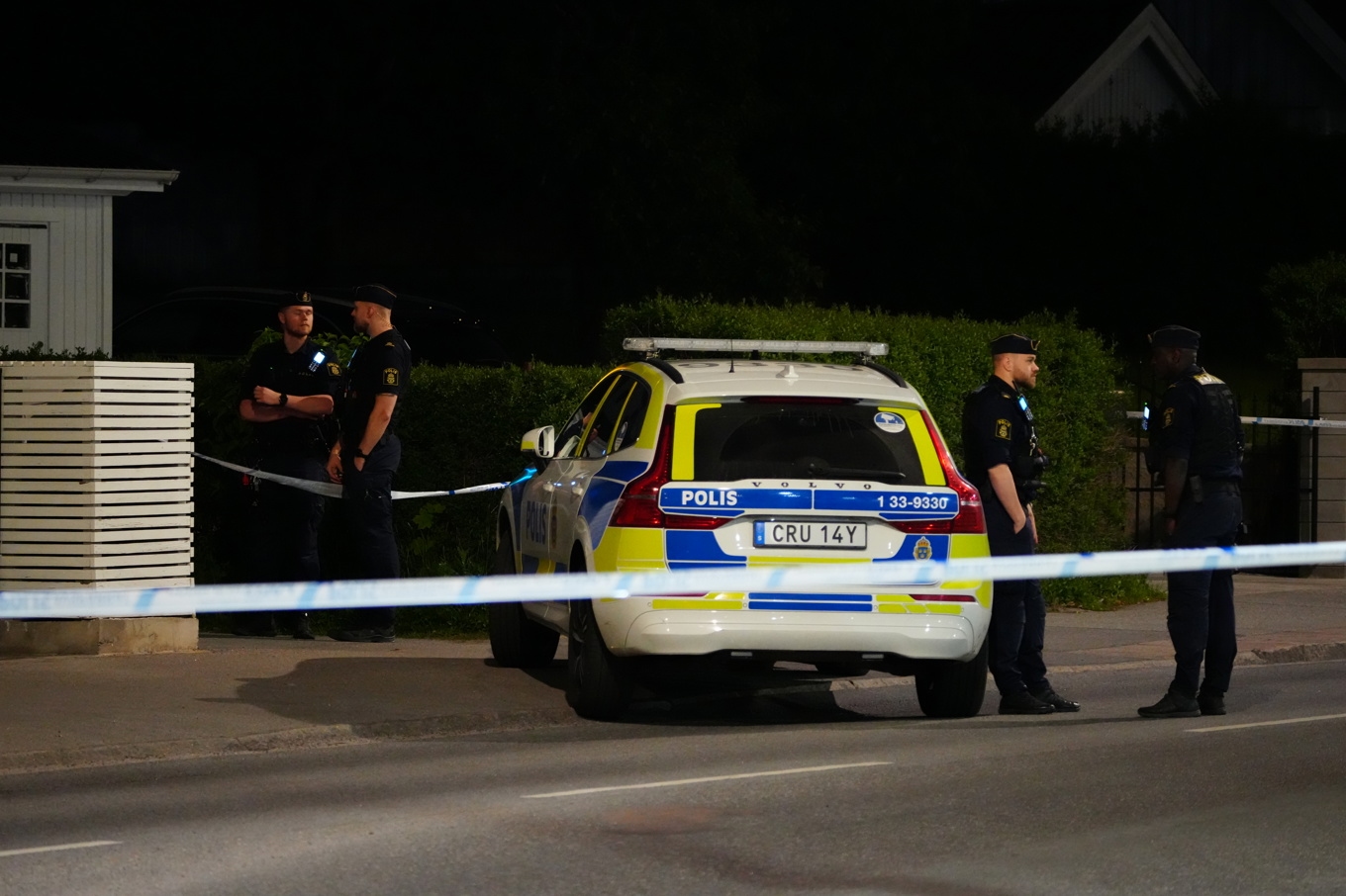 En misstänkt skottlossning har inträffat i Hässelby i Stockholm sent på tisdagskvällen. Foto: Magnus Lejhall/TT