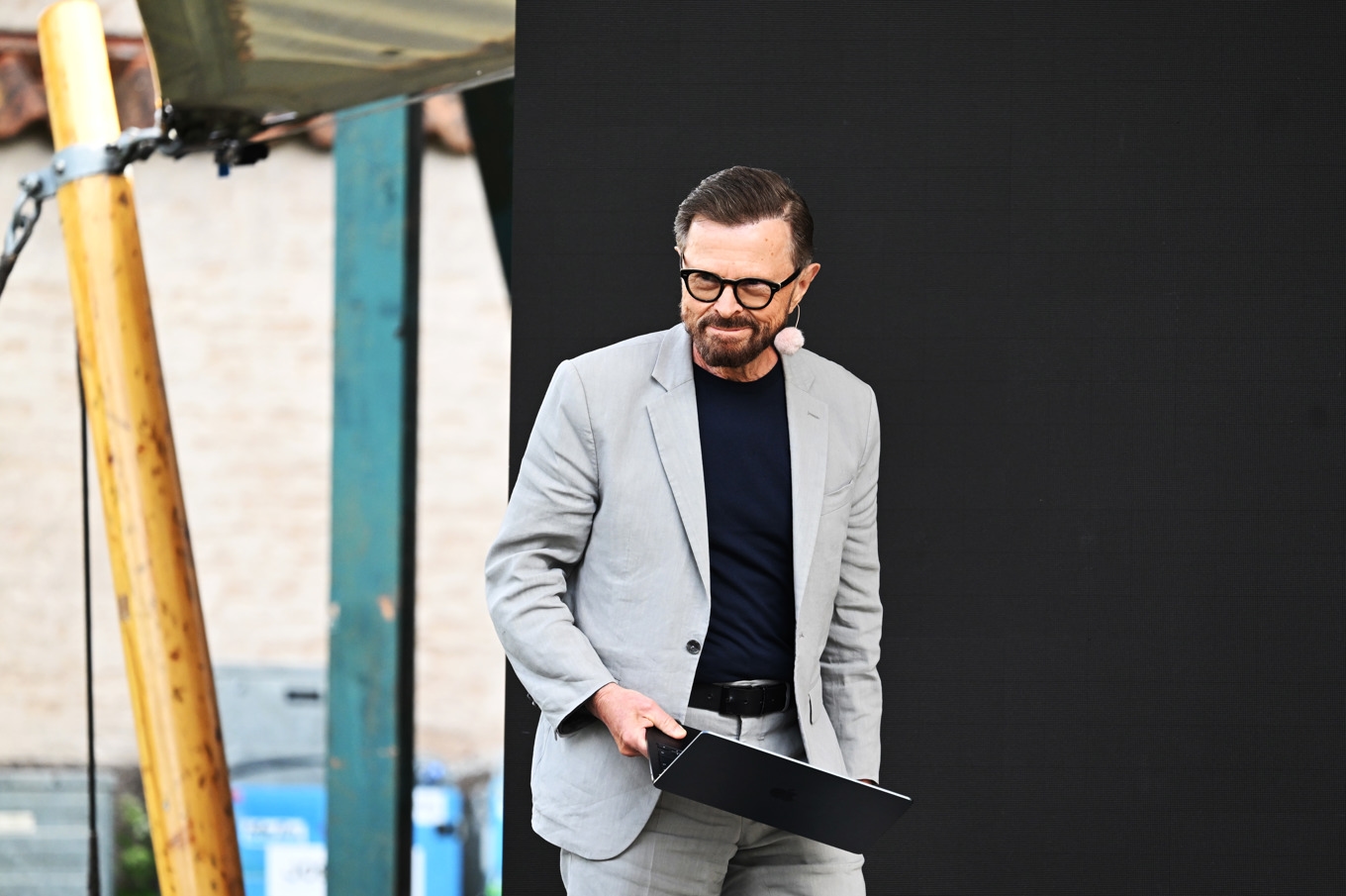Björn Ulvaeus berättar att han ser fram emot två domstolsbeslut, ett i Tyskland och ett i USA, angående betalning till upphovsrättsinnehavare vars verk används vid träning av generativ AI. Arkivbild. Foto: Christine Olsson/TT