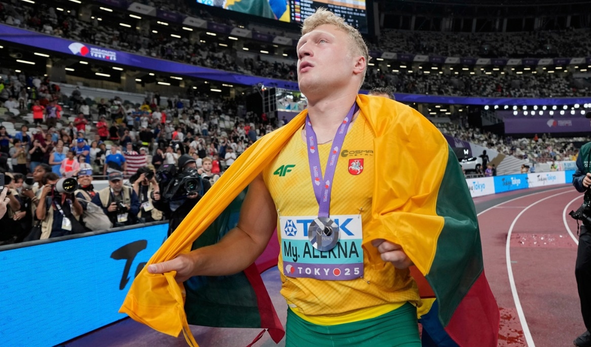 Mykolas Alekna. Arkivbild. Foto: Ashley Landis/AP/TT