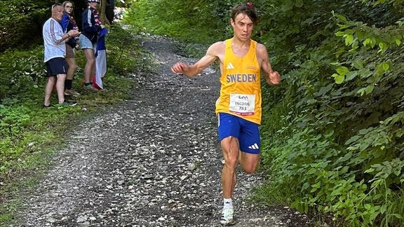 Petter Engdahl avslutade med EM-brons. Foto: Svenska Friidrottsförbundet