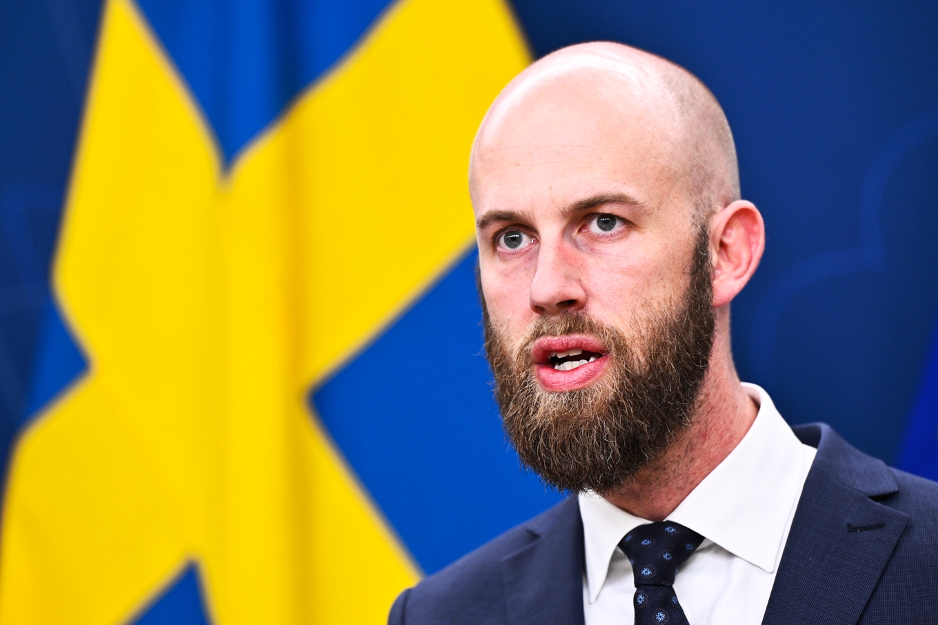 Ministern för civilt försvar Carl-Oskar Bohlin (M). Arkivbild. Foto: Henrik Montgomery/TT