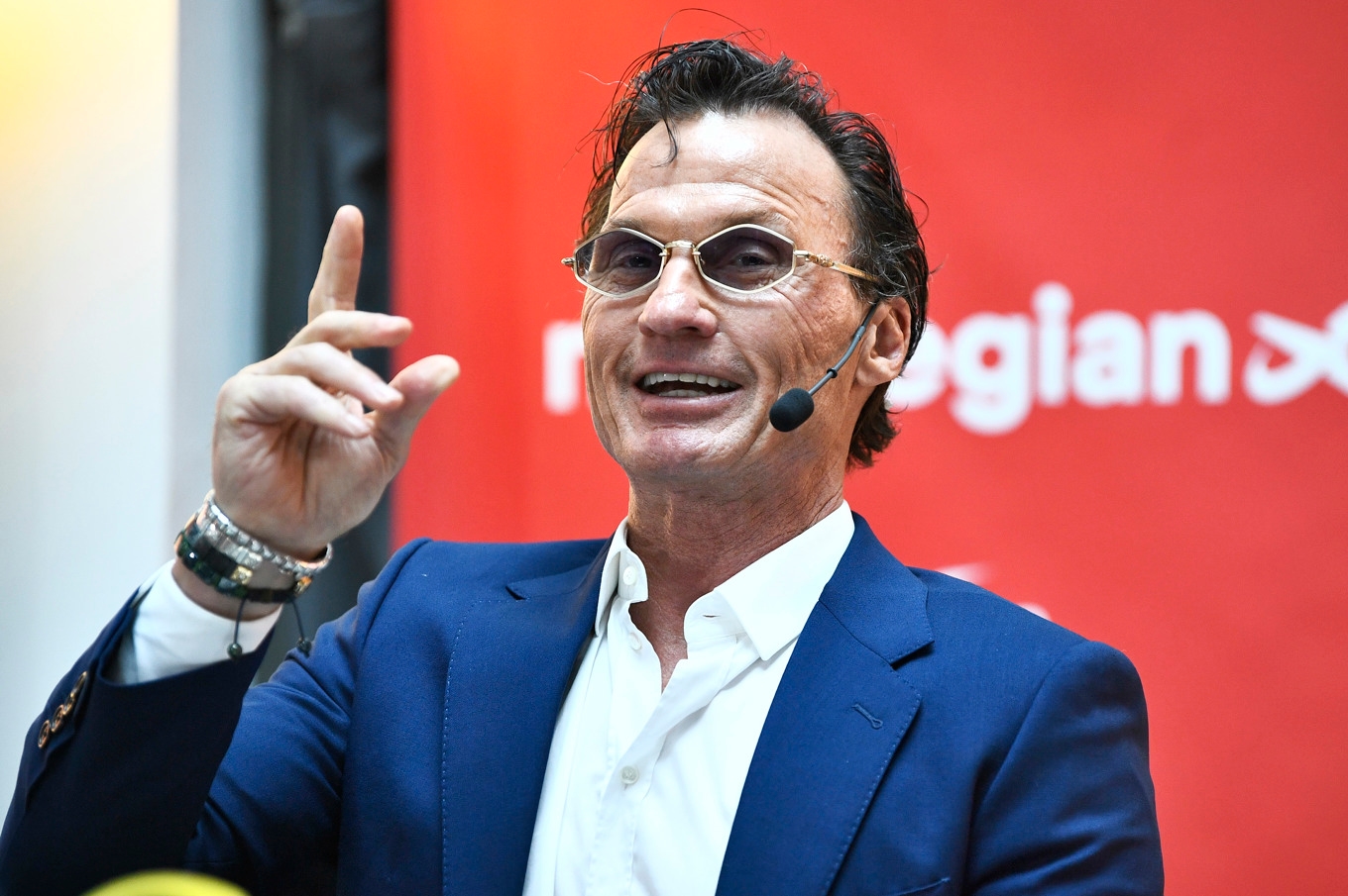 Petter Stordalen ser fram emot det nya samarbetet. Foto: Lars Schröder/TT