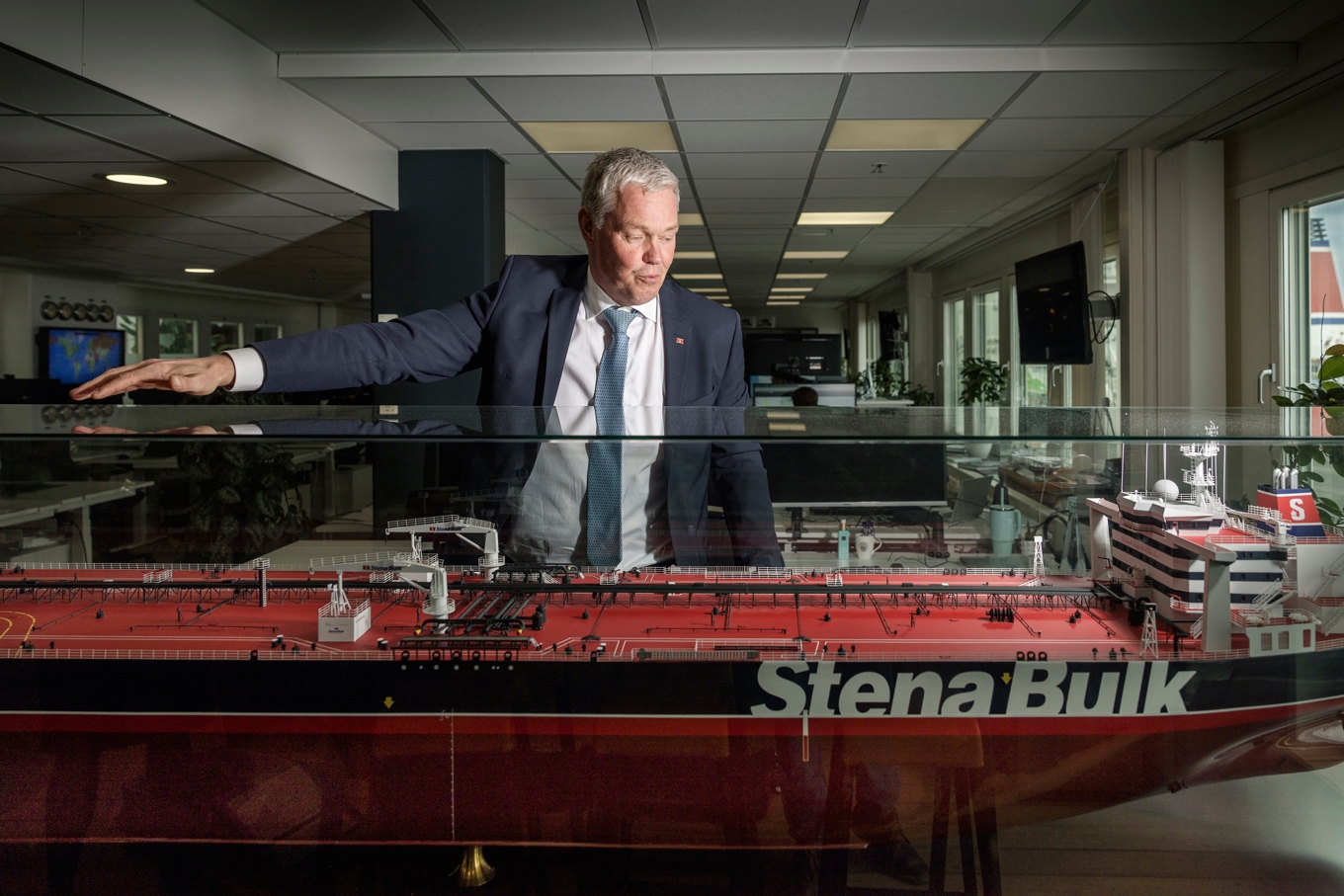 Erik Hånell är vd på Stena Bulk. Arkivbild. Foto: Jonas Gratzer/SVD/TT
