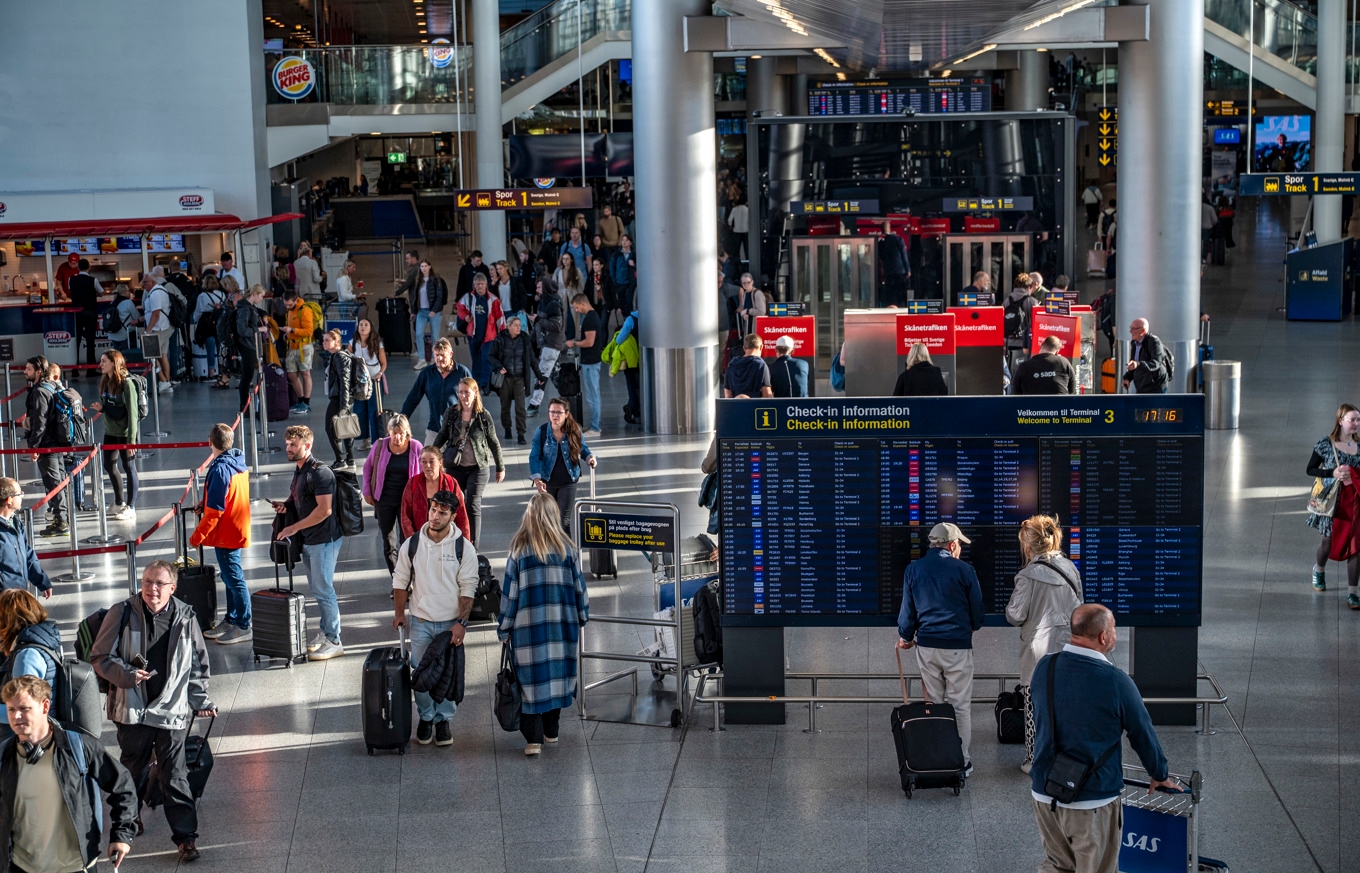 Pojken fångades av flera övervakningskameror under resan mot Danmark, bland annat på Köpenhamns flygplats Kastrup. Arkivbild. Foto: Johan Nilsson/TT