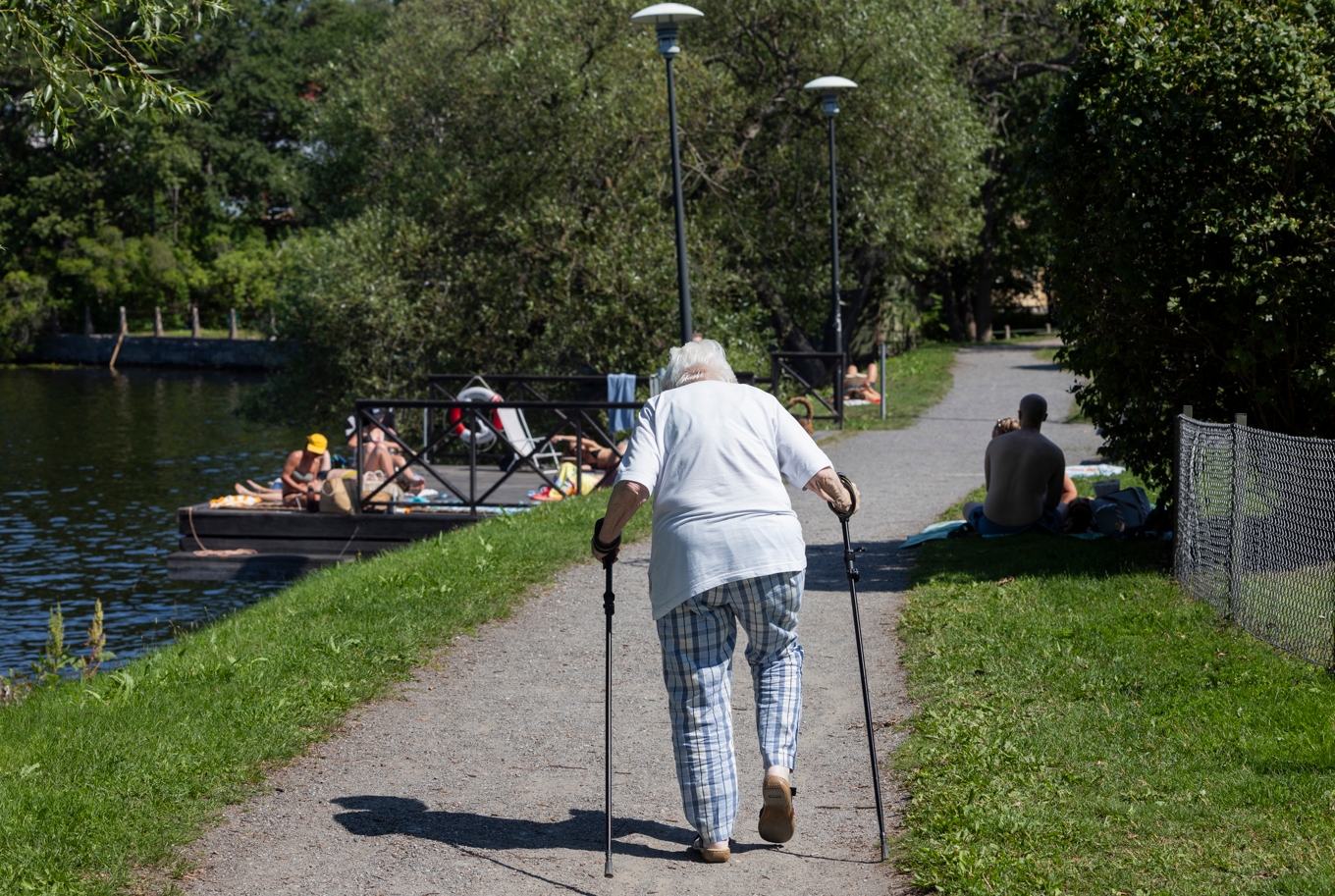 Högsommarvärmen håller i sig. Arkivbild. Foto: Pär Bäckström/TT