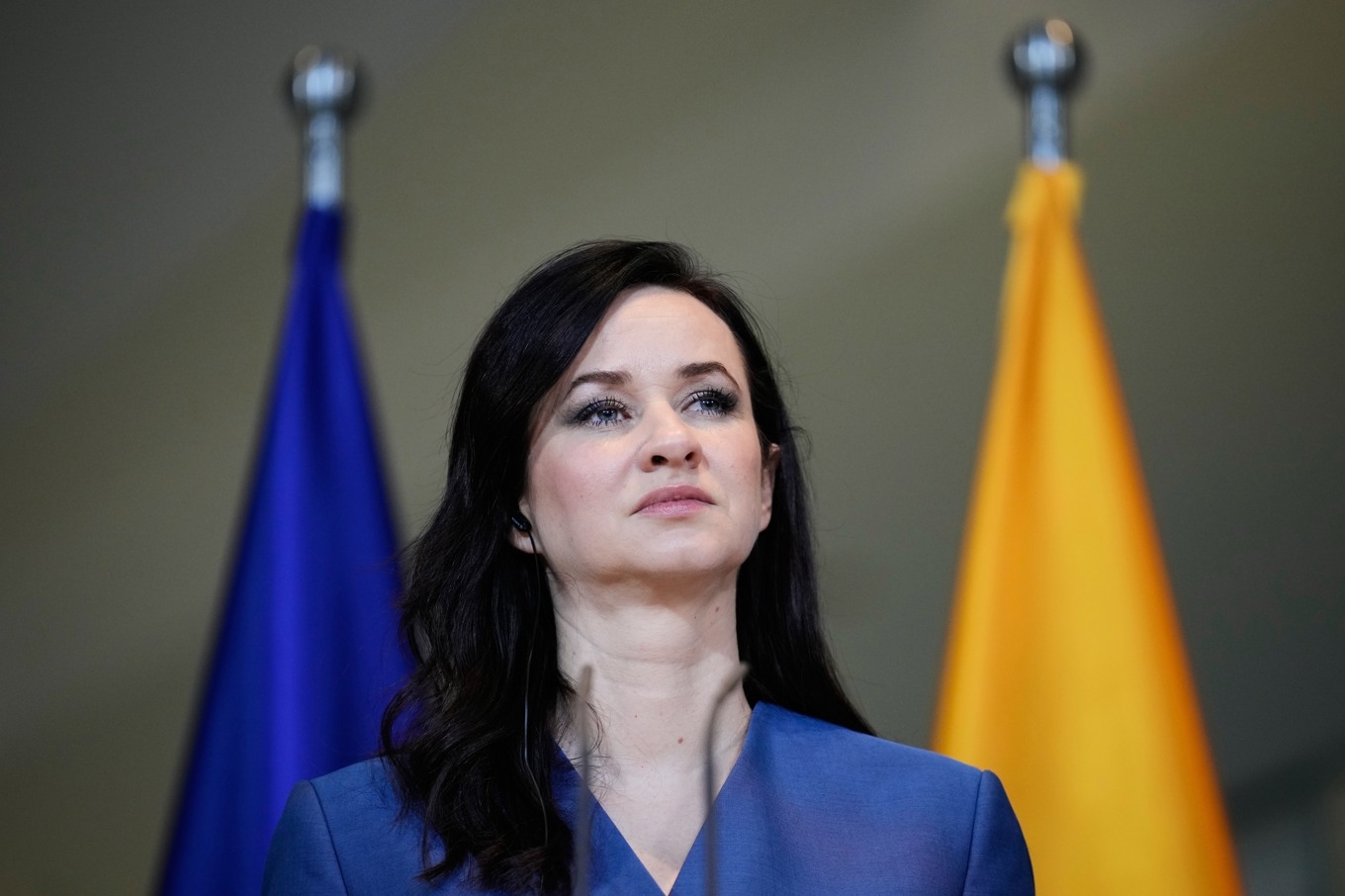 Litauens premiärminister Inga Ruginiene meddelar sin avgång under tisdagen. Bild från januari. Foto: Ebrahim Noroozi/AP/TT