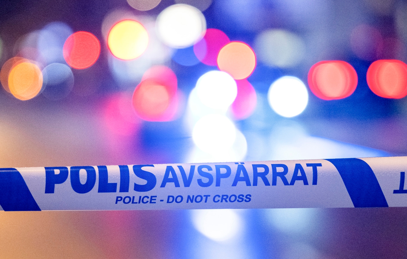 Polisen utreder mord efter en bilbrand vid en landsväg söder om Jönköping. Arkivbild. Foto: Johan Nilsson/TT
