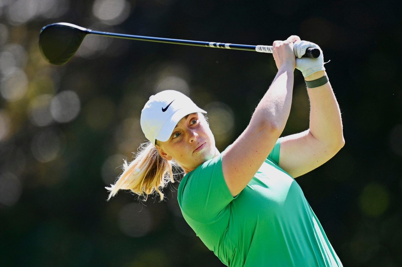 Förra året missade Maja Stark ”cutten” (kvalgränsen efter de första två rundorna) i Evian Championship, men i år är svenskan i form och kan vinna. Foto: Stuart Franklin/Getty Images