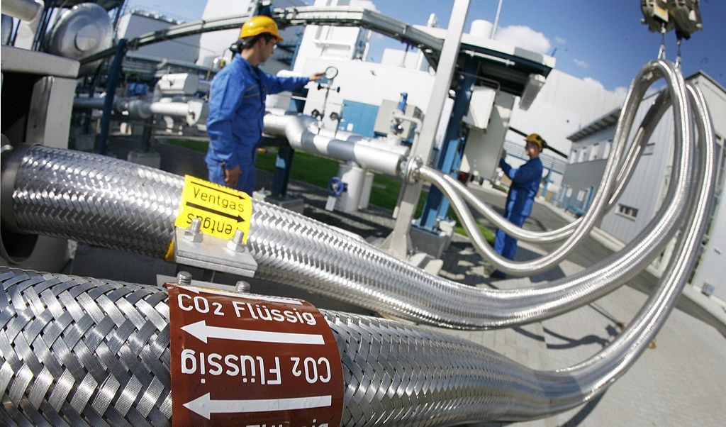 CCS är en förkortning för Carbon Capture and Storage, vilket på svenska betyder avskiljning och lagring av koldioxid. Bild: Michael Urban/DDP/AFP via Getty Images