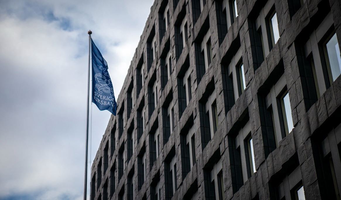 Riksbanken i centrala Stockholm. Foto: Bilbo Lantto