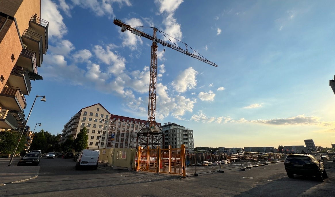 Konkurserna inom byggbranschen har minskat det senaste året. Trots det finns det många bolag som riskerar att gå omkull de kommande 12 månaderna, enligt analysföretaget Dun & Bradstreets. Foto: Sofia Drevemo