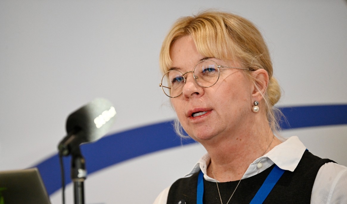 Försvarsmaktens generaldirektör Christina Malm avgår från sin post. Foto: Pontus Lundahl/TT