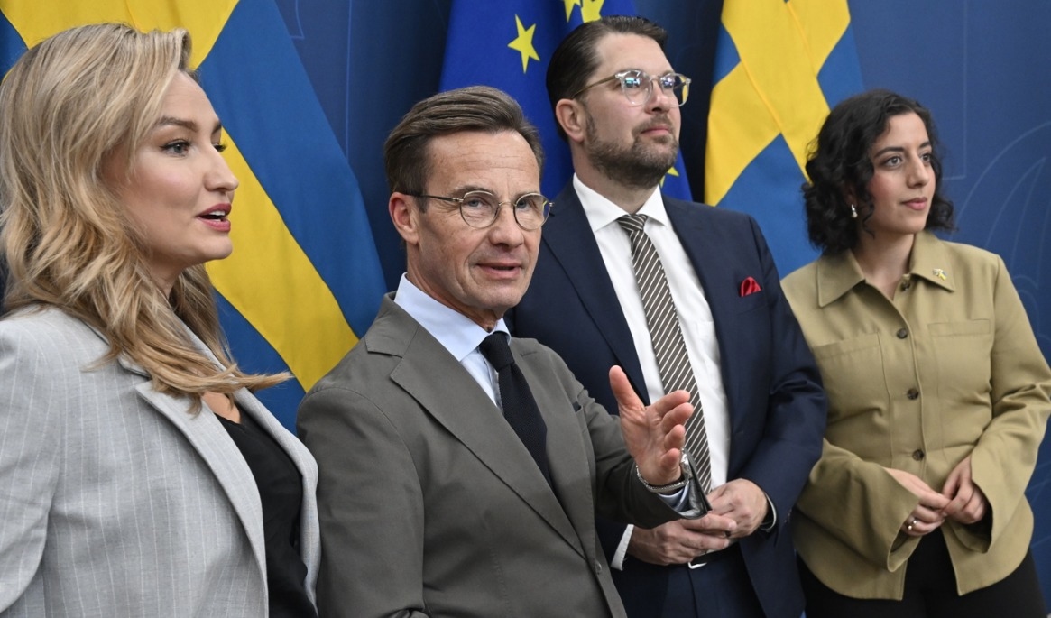 Tidösamarbetets ledare. Arkivbild Foto: Fredrik Sandberg/TT