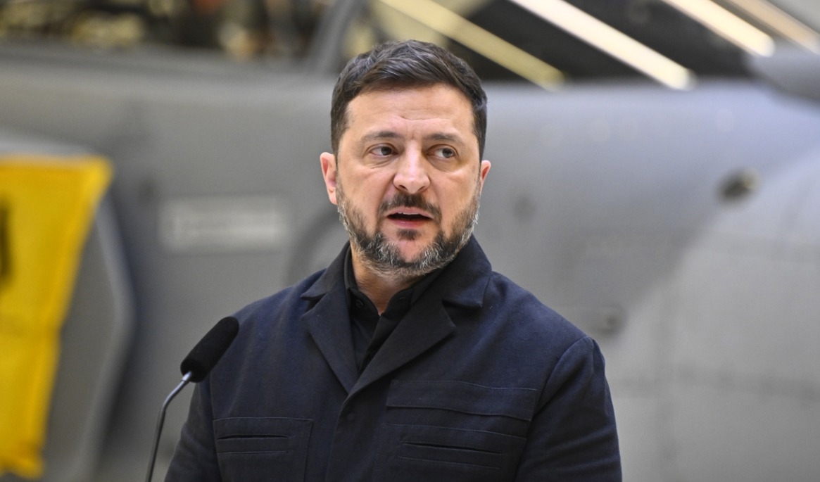 Ukrainas president Volodymyr Zelenskyj. Arkivbild Foto: Christine Olsson/TT