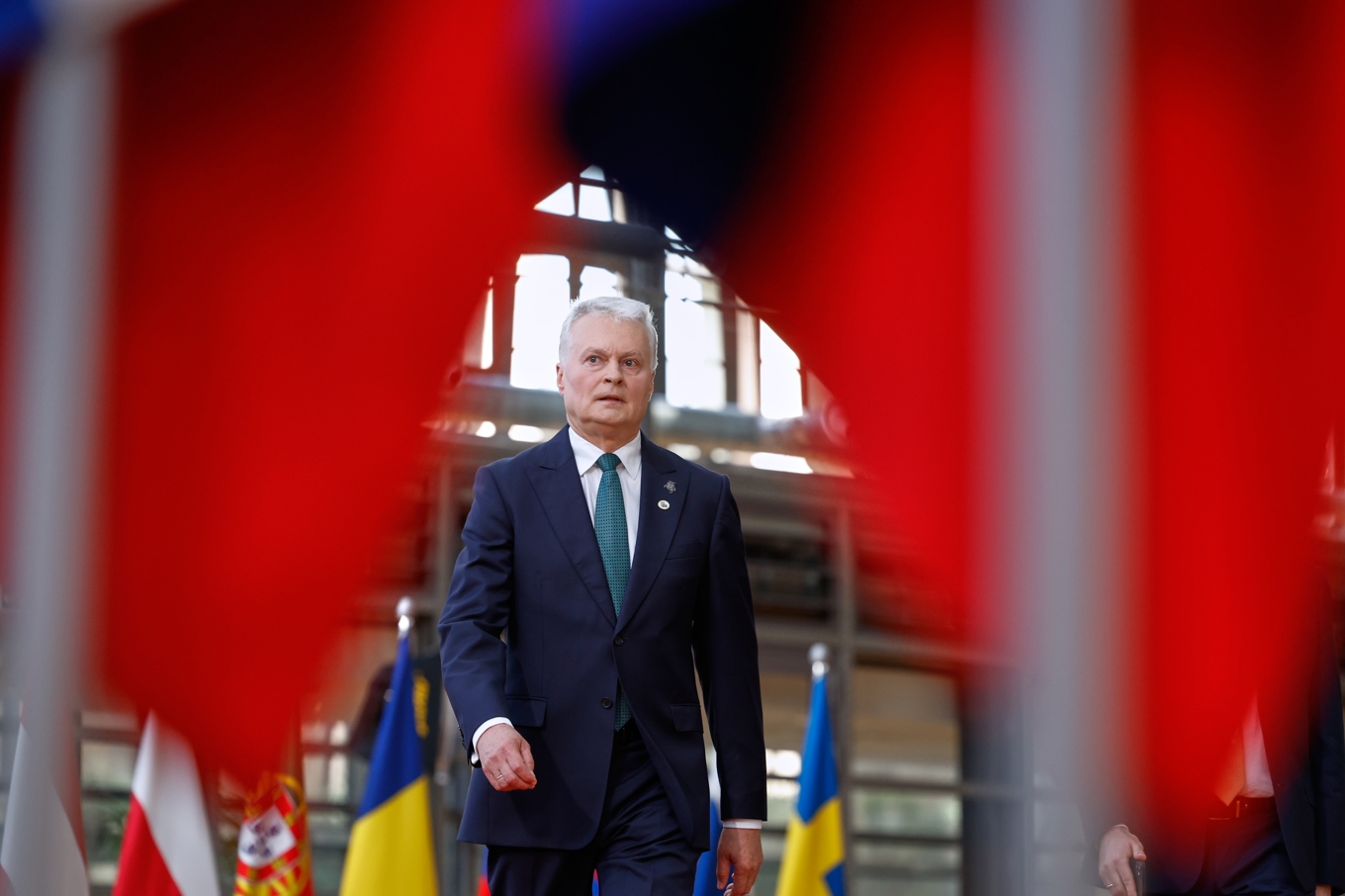 Litauens president Gitanas Nauseda på en bild från i juni. Foto: Geert Vanden Wijngaert/AP/TT