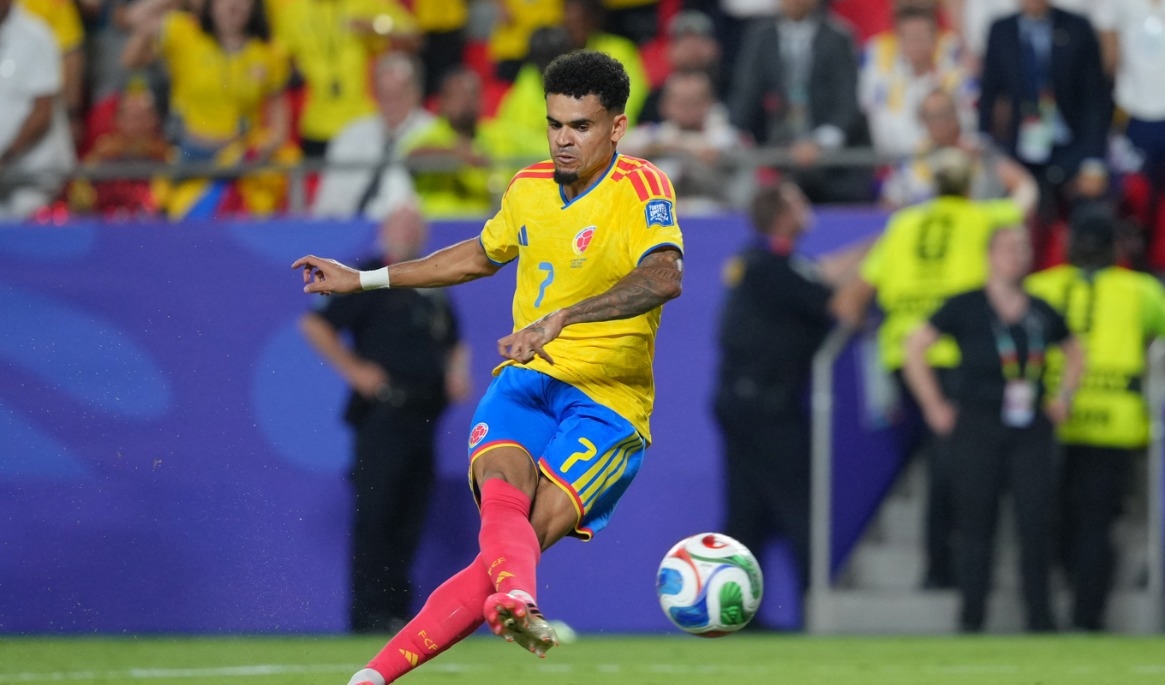 Colombias Luis Diaz. Foto: Ed Zurga/AP/TT
