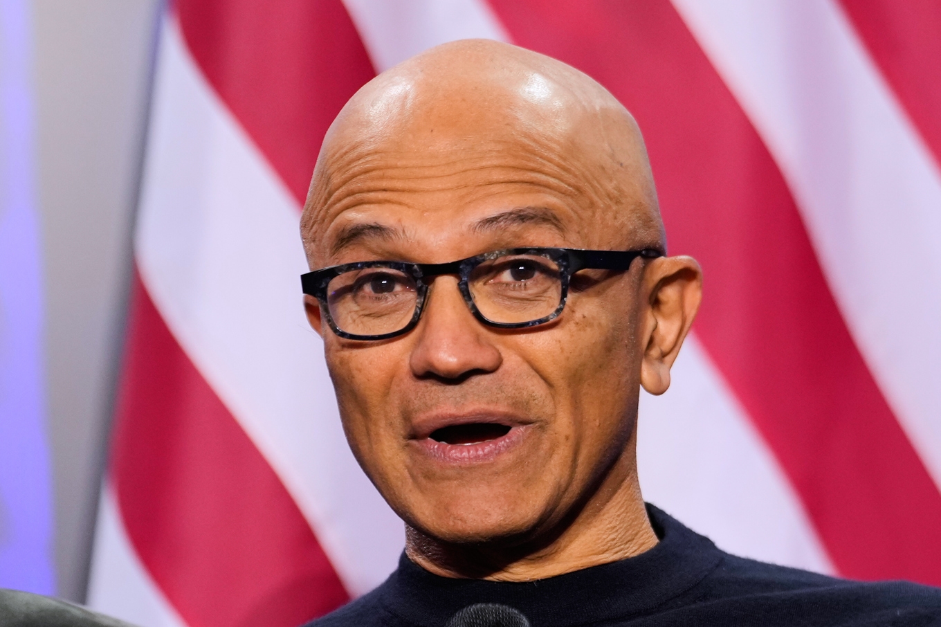 Satya Nadella är vd för mjukvarubolaget Microsoft. Arkivbild. Foto: Markus Schreiber/AP/TT