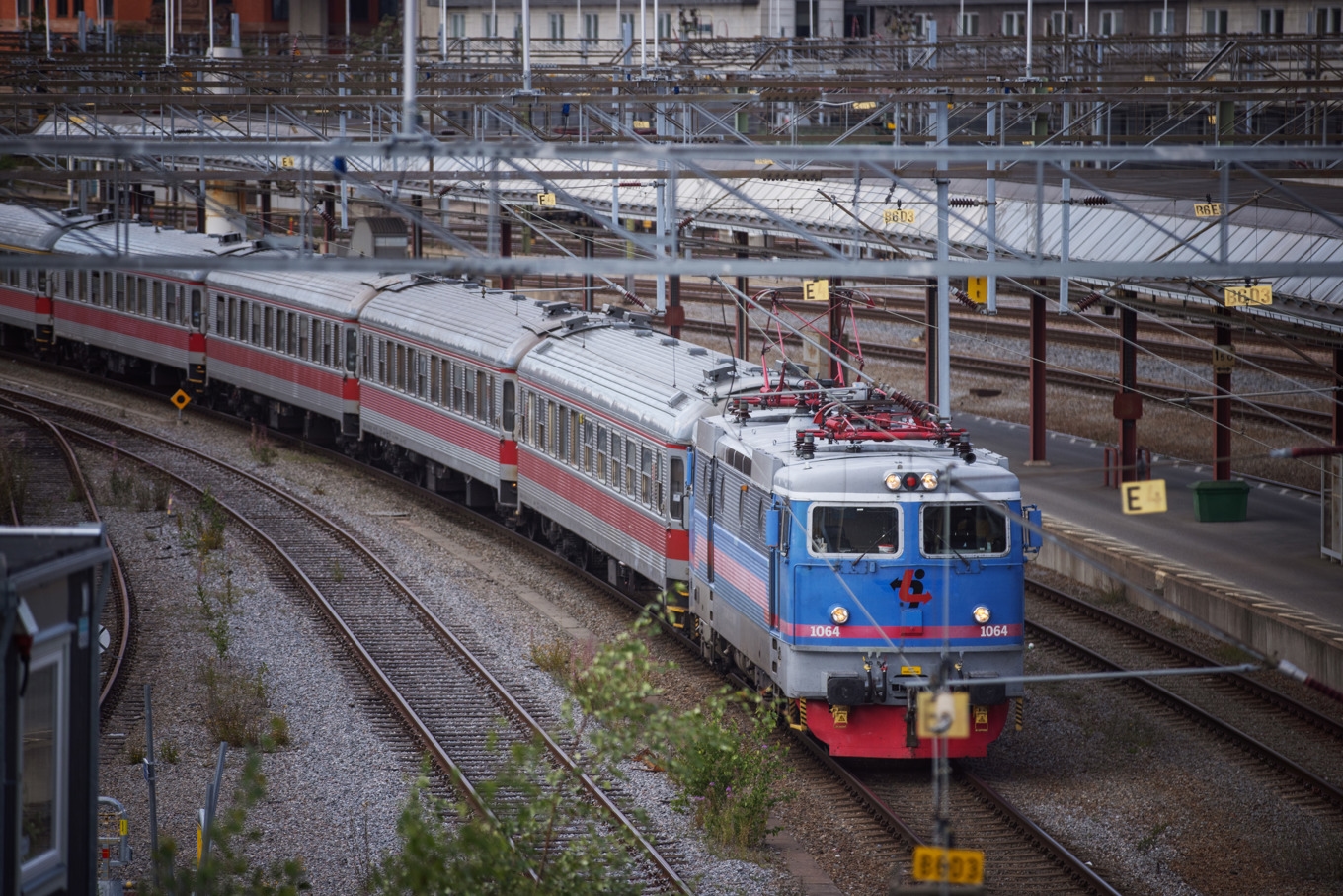 Det är förseningar i tågtrafiken mellan Stockholm och Göteborg efter en tidigare incident. Arkivbild. Foto: Caisa Rasmussen/TT