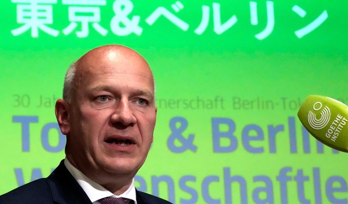 Berlins borgmästare Kai Wegner. Arkivbild Foto: Eugene Hoshiko/AP/TT