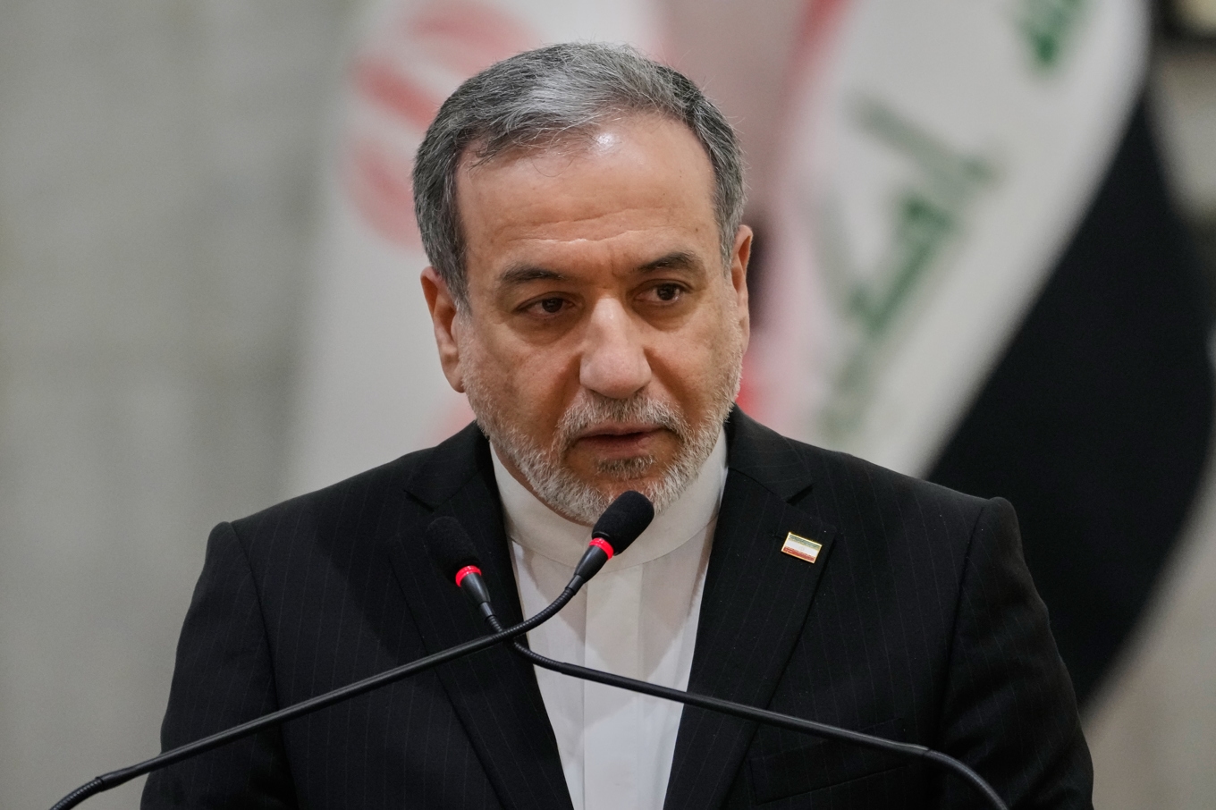 Irans utrikesminister Abbas Araghchi. Bild från slutet av juni. Foto: Hadi Mizban/AP/TT