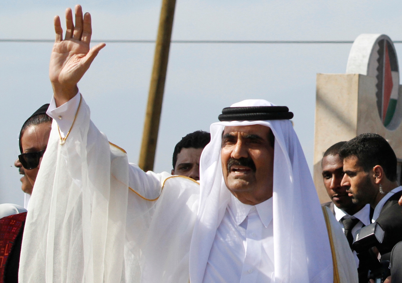 Qatars tidigare emir Hamad bin Khalifa al-Thani har avlidit. Bild från 2012. Foto: Hatem Moussa/AP/TT