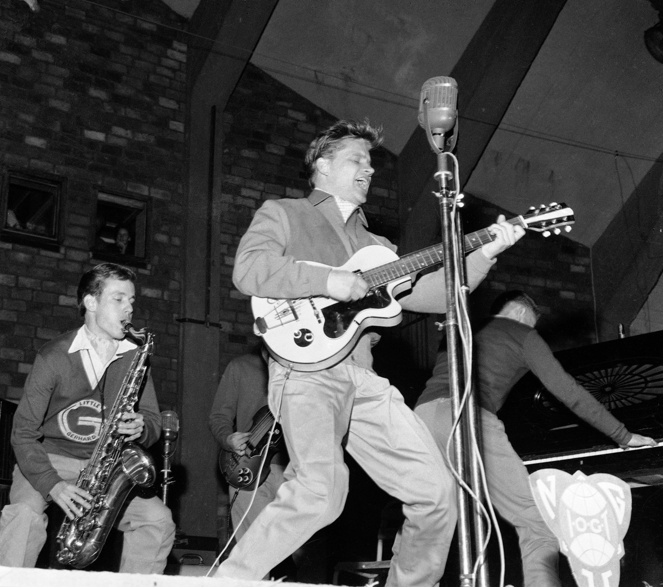 Little Gerhard uppträder i Oslo 1958. Foto: Jan Nordby/NTB/TT