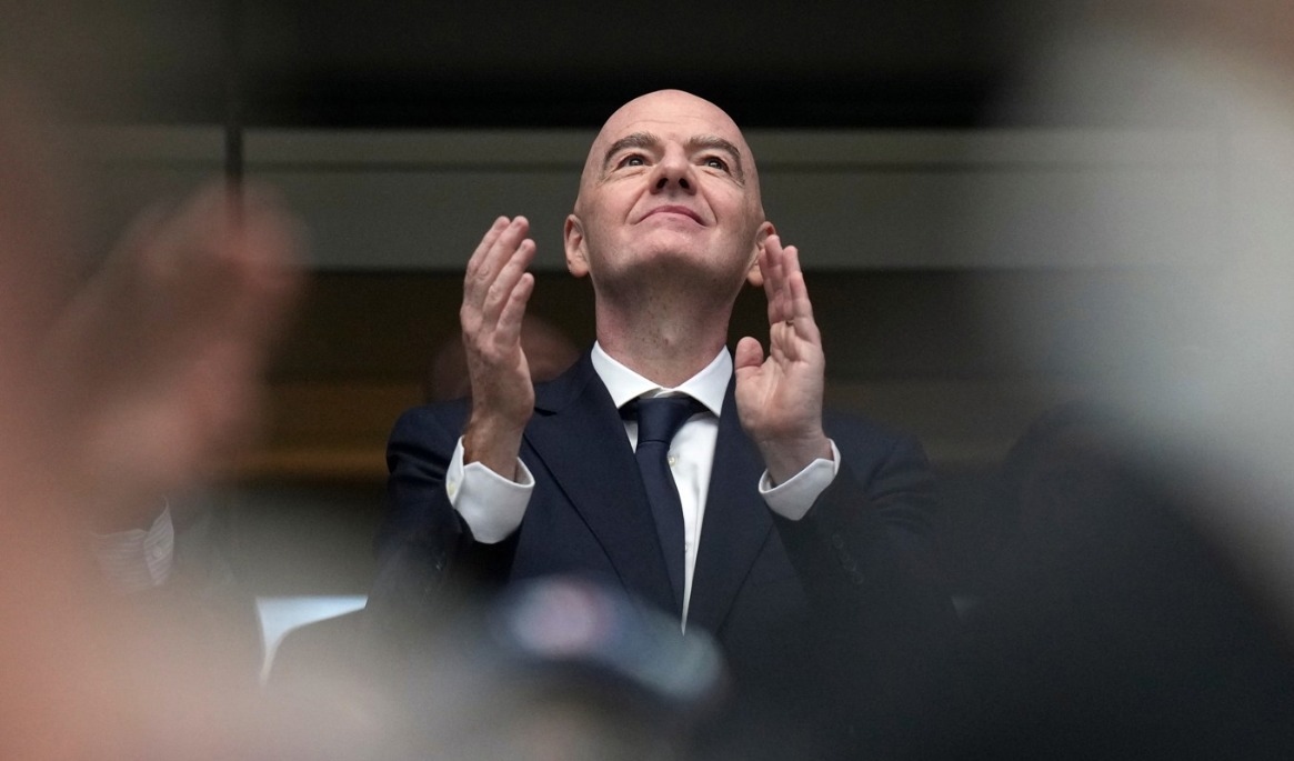 Fifas ordförande Gianni Infantino. Arkivbild Foto: Eric Gay /AP/TT
