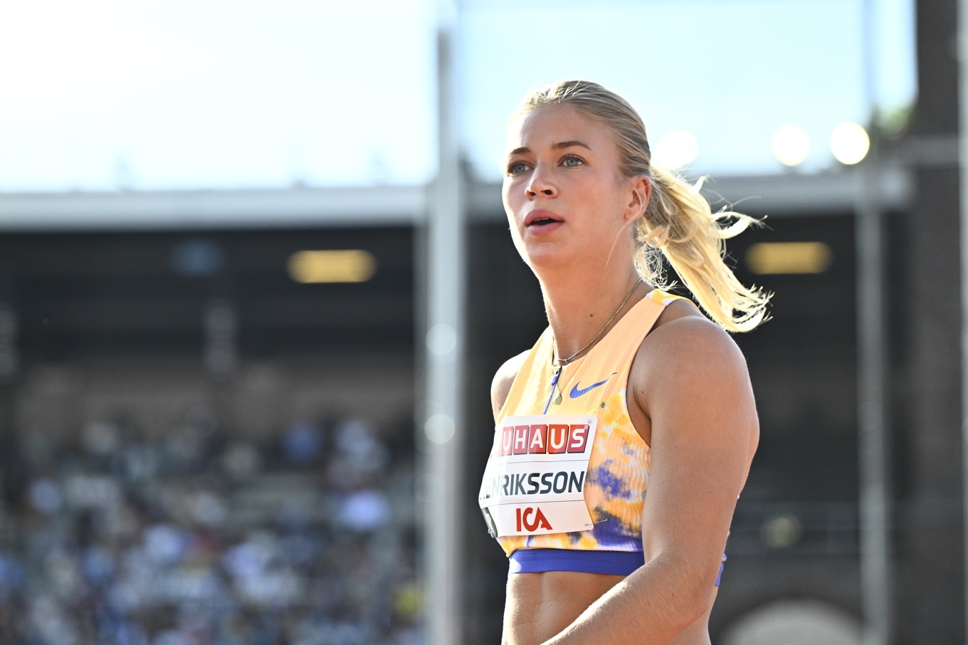 Sprintern Julia Henriksson missar friidrotts-EM. Arkivbild. Foto: Christine Olsson/TT
