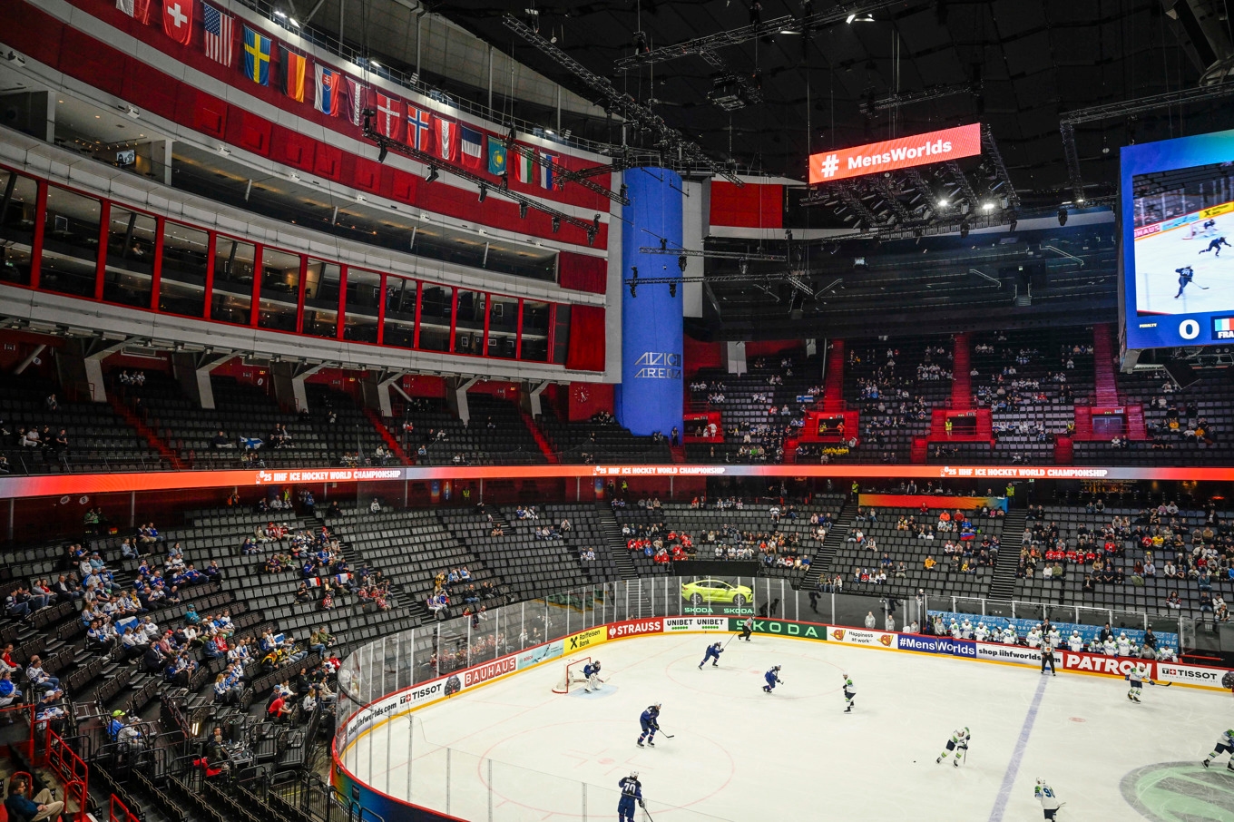 Ishockey-VM på Avicii arena 2025. Arkivbild. Foto: Fredrik Sandberg/TT