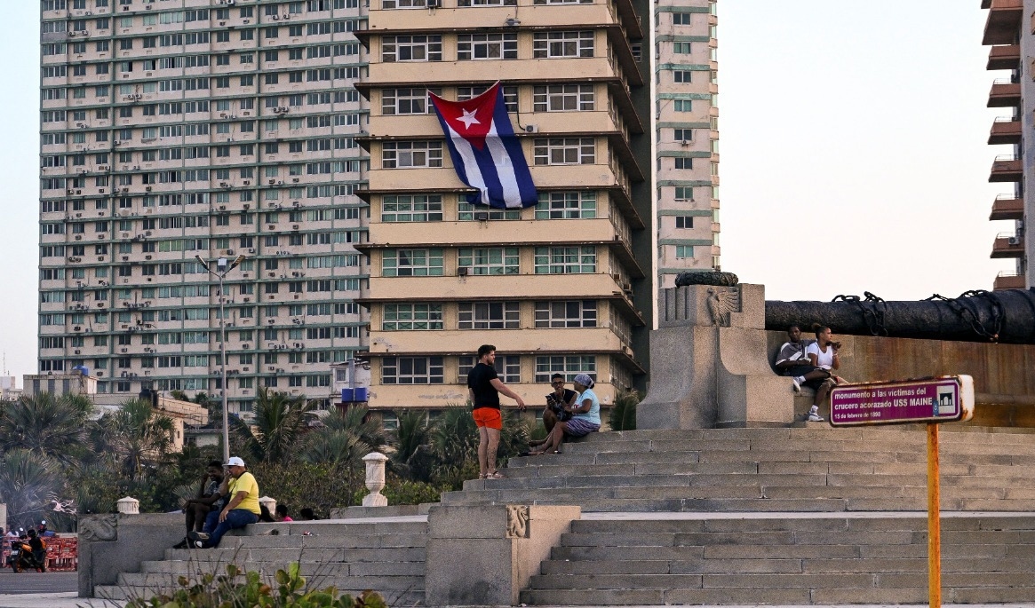 Havanna den 14 juli under ett pågående strömavbrott, det tredje på mindre än tio dagar. Foto: Adalberto Roque/AFP via Getty Images