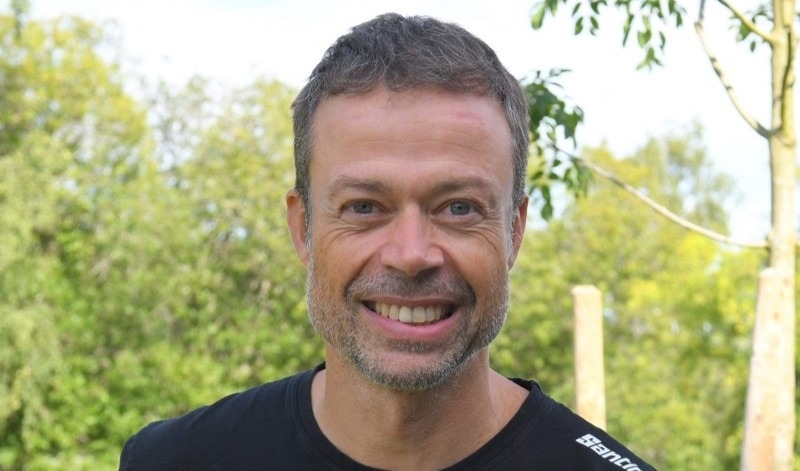 Mattias Reck är något så ovanligt som en svensk inom proffscykling. Foto: privat