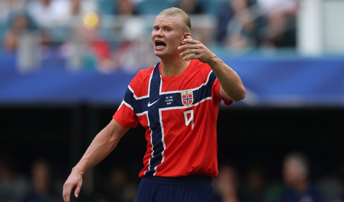 Erling Haaland och Norge gjorde succé i VM och gick till kvartsfinal, där England dock blev för svåra.
Foto: Richard Pelham/Getty Images