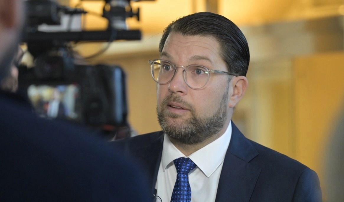 SD-ledaren Jimmie Åkesson. Foto: Roger Sahlström