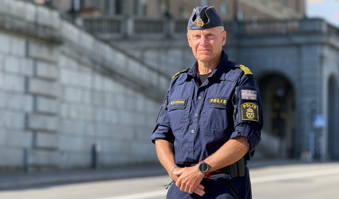 Den tidigare kommissarien Tomas Koppelman Hellgren är expert på pågående dödligt våld (PDV) och numera utbildar han bland annat poliser och lärare. Foto: Staffan Erfors