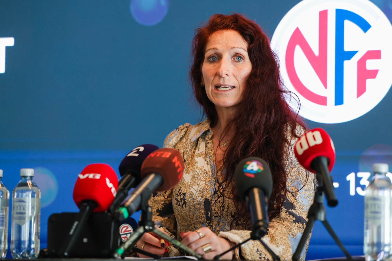 Lise Klaveness, ordförande i Norges fotbollsförbund. Arkivbild. Foto: Amanda Pedersen Giske/NTB/TT