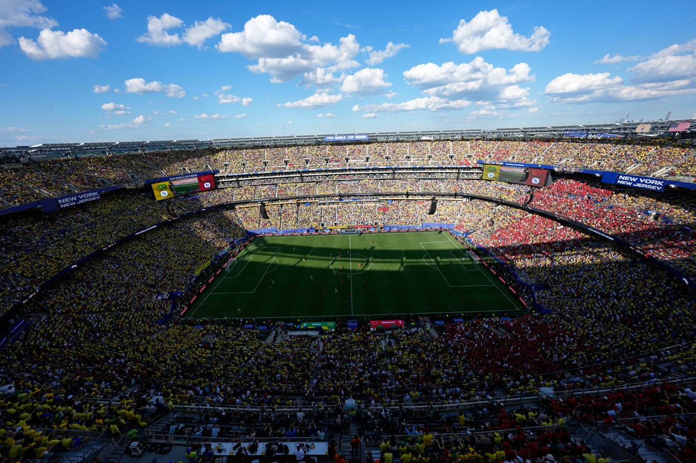 MetLife stadium var en av VM-arenorna. Arkivbild. Foto: Matt Slocum /AP/TT