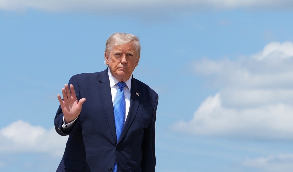 President Donald Trump under tisdagen. Foto: Mark Schiefelbein/AP/TT